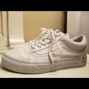 Classic white vans